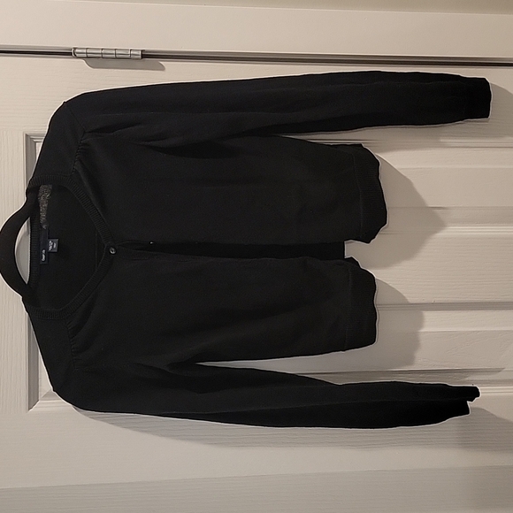 GAP Kids Black Classic Button Down Cardigan Sweater, (14-16) XXL - Picture 1 of 5